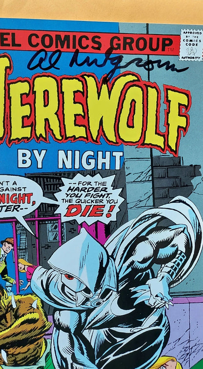 WareWolf By Night #32 Autographed by Al Milgrom.