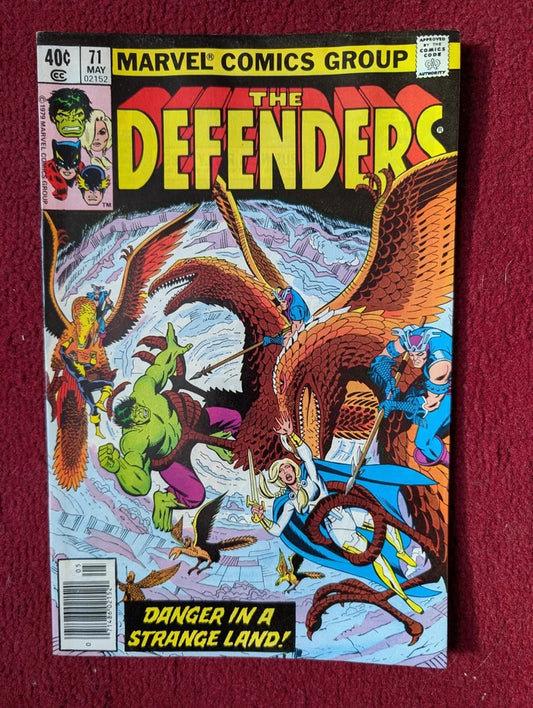 Defenders #71 (1979) Dr. Strange, Clea and the Hulk Newsstand Marvel Comics