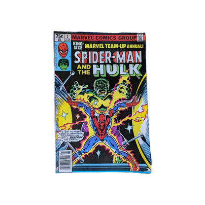 Marvel Team-Up Annual #2 Newsstand 1972 Marvel comics Spiderman & The Hulk!