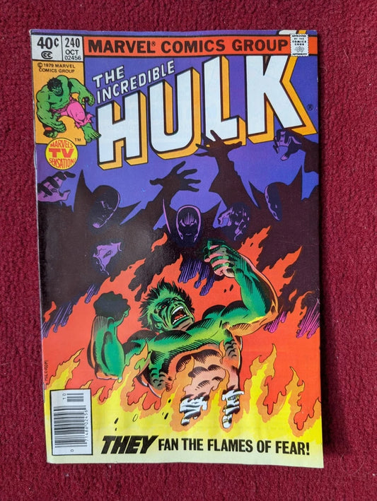 THE INCREDIBLE HULK #240 MARVEL Bronze Age Newsstand