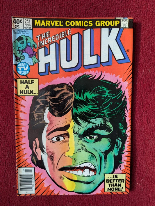 THE INCREDIBLE HULK #241 MARVEL Bronze Age Newsstand