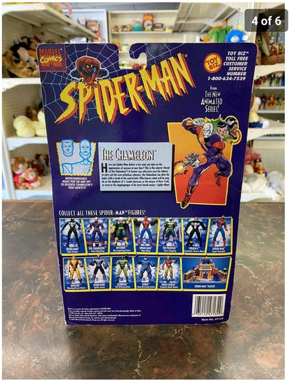 1995 The Chameleon Marvel Spiderman Action Figure