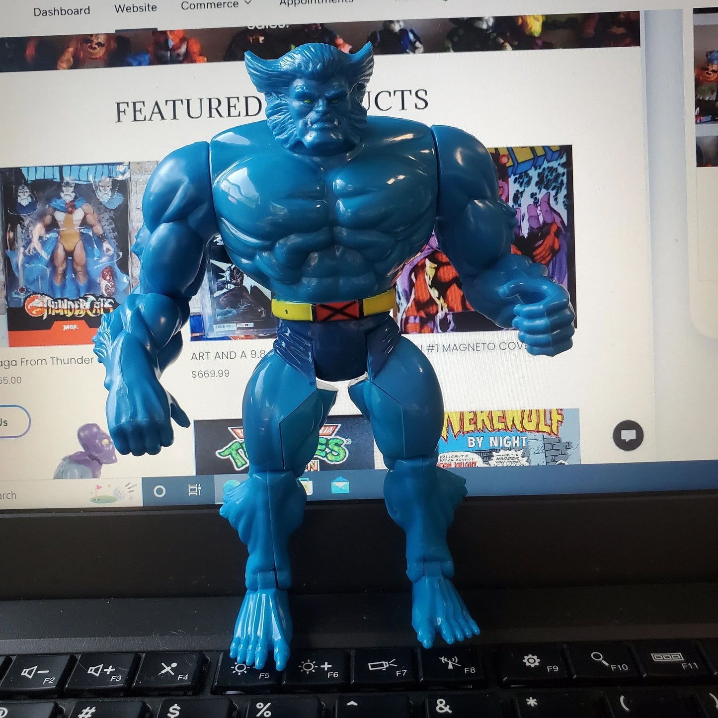 Beast from X-Men Action Figure & Card