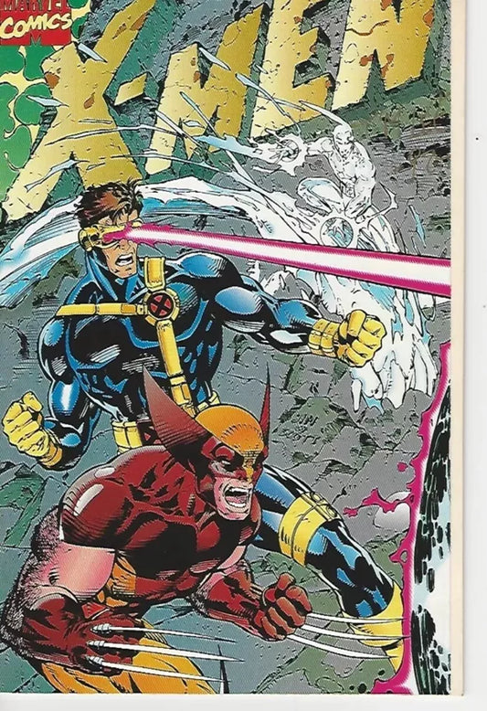 X-Men #1 - Deluxe Cover E Wrap Around Jim Lee - 1991 Original Owner - Rare Copy!