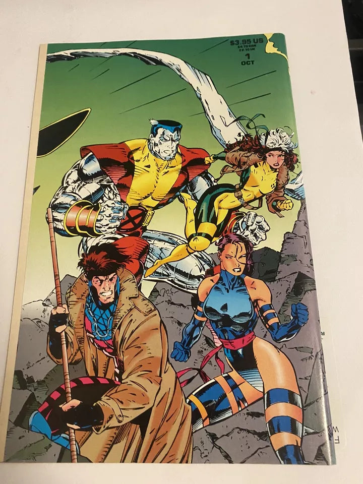 X-Men #1 - Deluxe Cover E Wrap Around Jim Lee - 1991 Original Owner - Rare Copy!