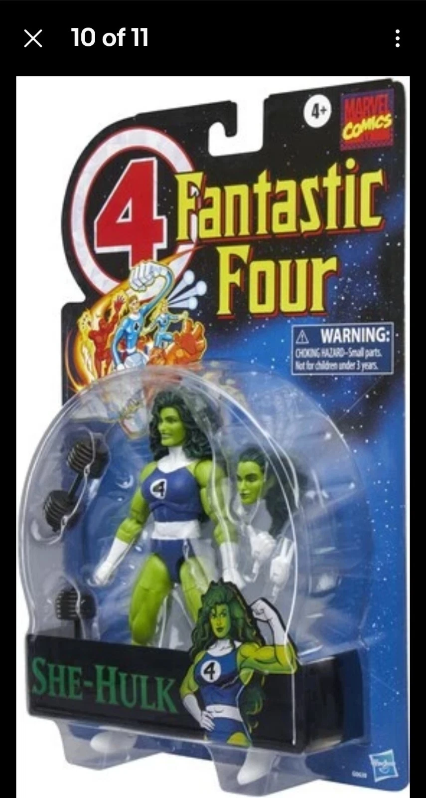 Fantastic Four She-Hulk Action Figure Marvel Comics Hasbro Toy Superhero Jennifer - Image 2
