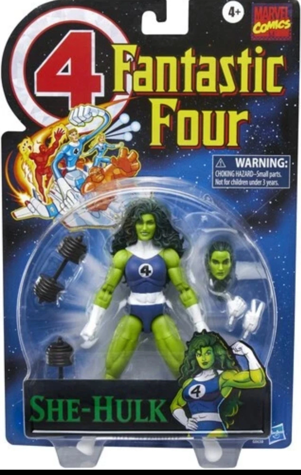 Fantastic Four She-Hulk Action Figure Marvel Comics Hasbro Toy Superhero Jennifer - Image 3