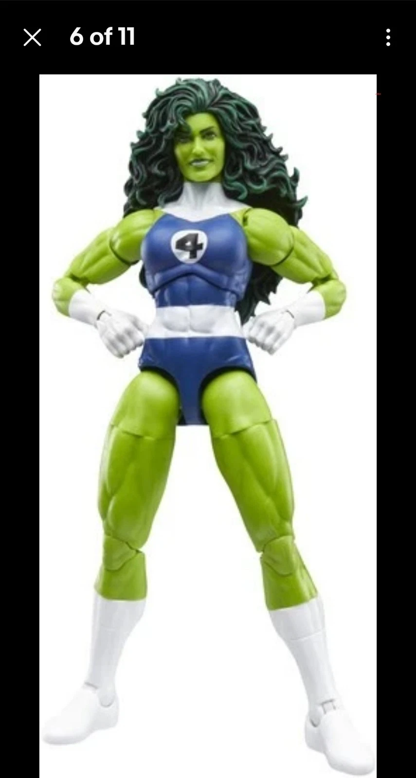 Fantastic Four She-Hulk Action Figure Marvel Comics Hasbro Toy Superhero Jennifer - Image 5
